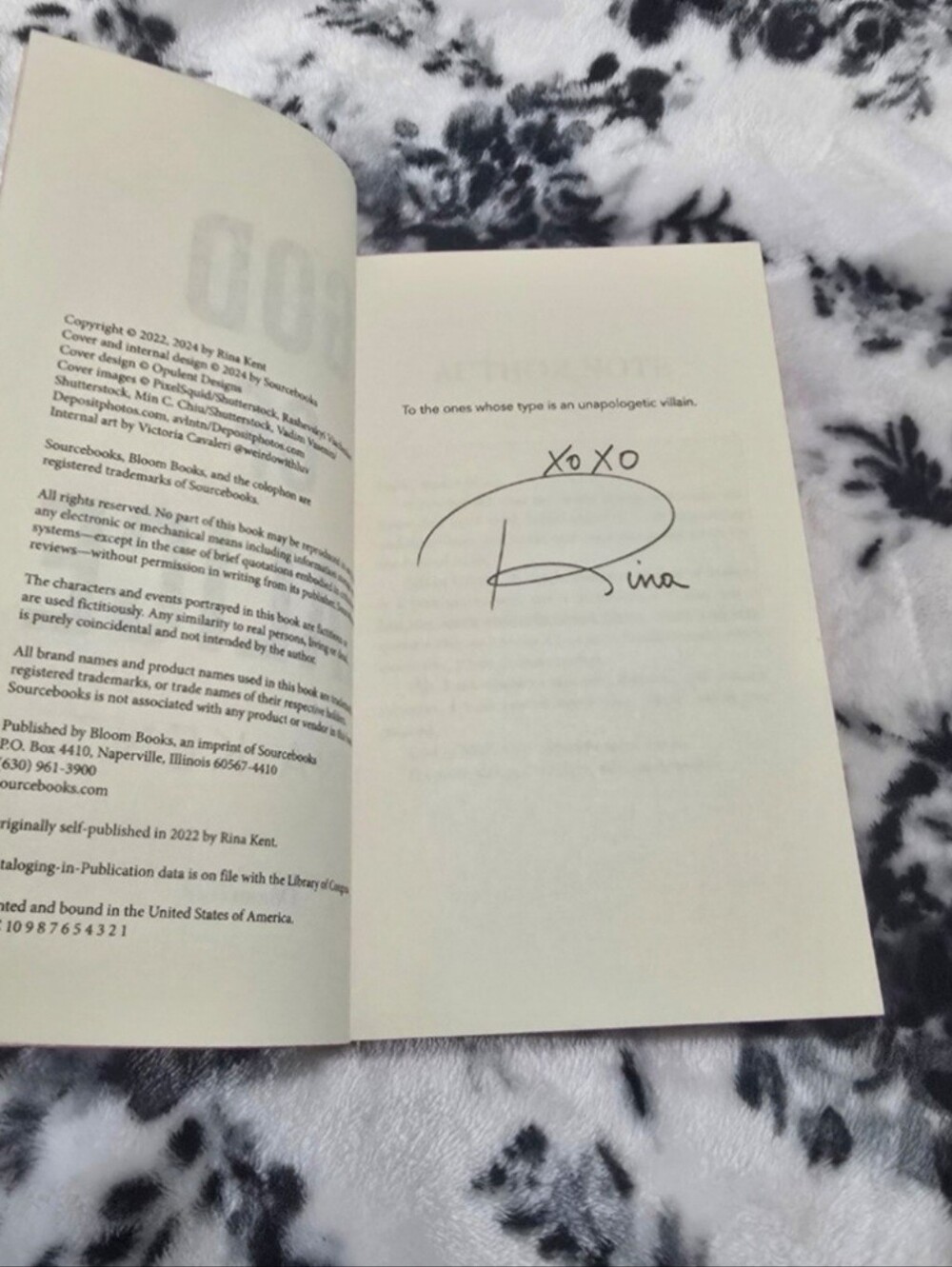 God of Malice Rina Kent *Signed Deluxe Edition OOP - Picture 9 of 9